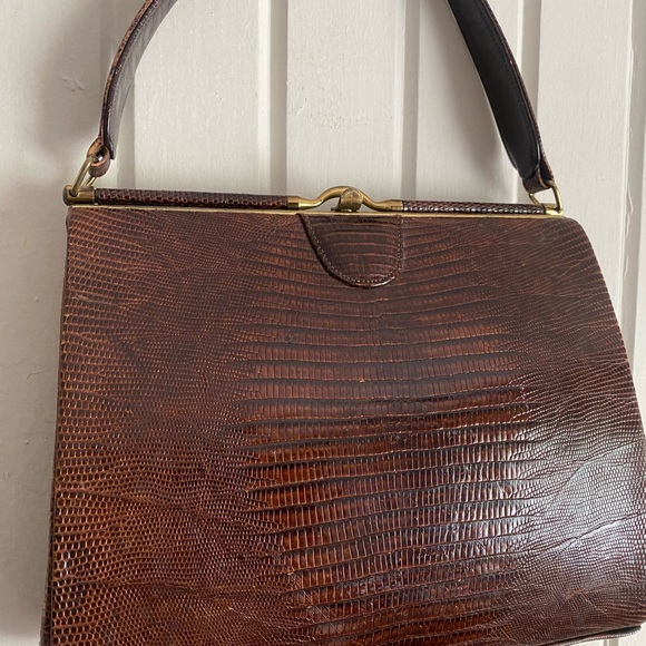 Vintage leather escort bag - Picture 3 of 10